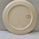 Large round serving dish earthenware Sarreguemines - OBERNAI - H. LOUX