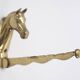 Patère Cheval en laiton déco crochet d'écurie