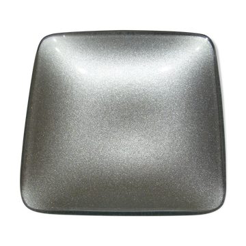 Designer silver glass empty tray