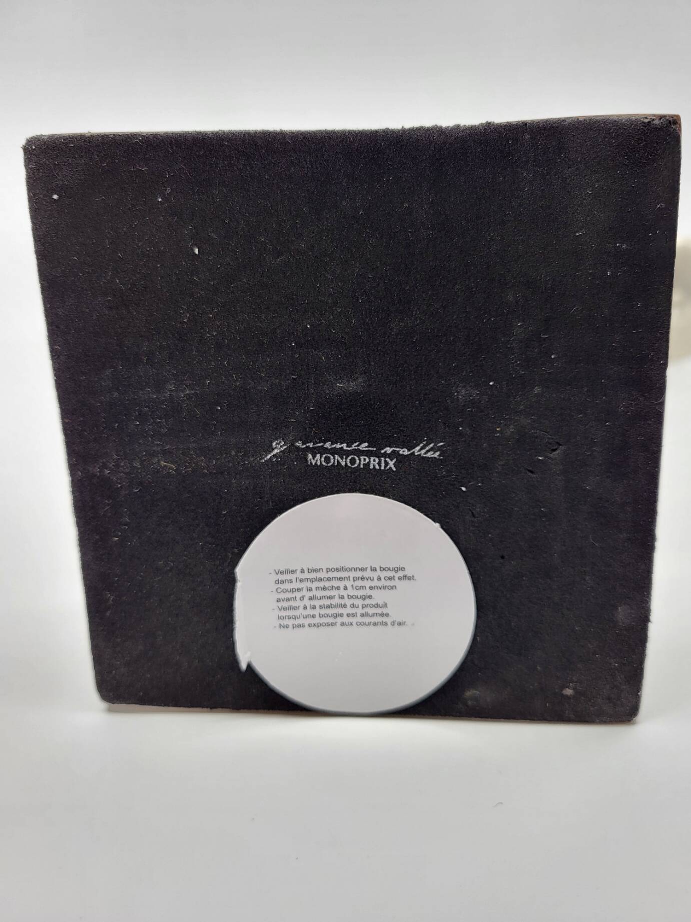 Garance Vallée X Monoprix chandelier, 3 arms in metal and wood France