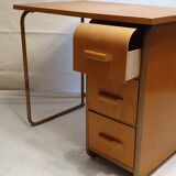 Children's desk in wood and metal 1950