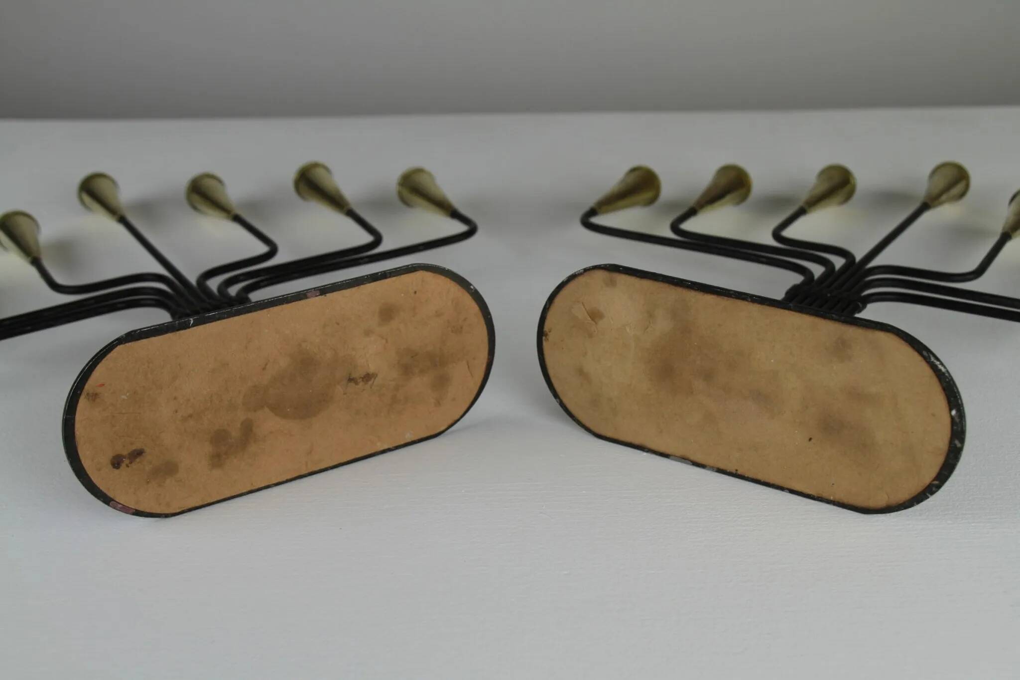 Pair of Seven-Candle Candelabras — Gunnar Ander for Ystad-Metall, Sweden, 1960s