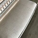 Two-seater bench with balusters