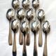Christofle cutlery set - 11 fourchettes de table et 11 cuillères à soupe - Art déco - Métal argenté