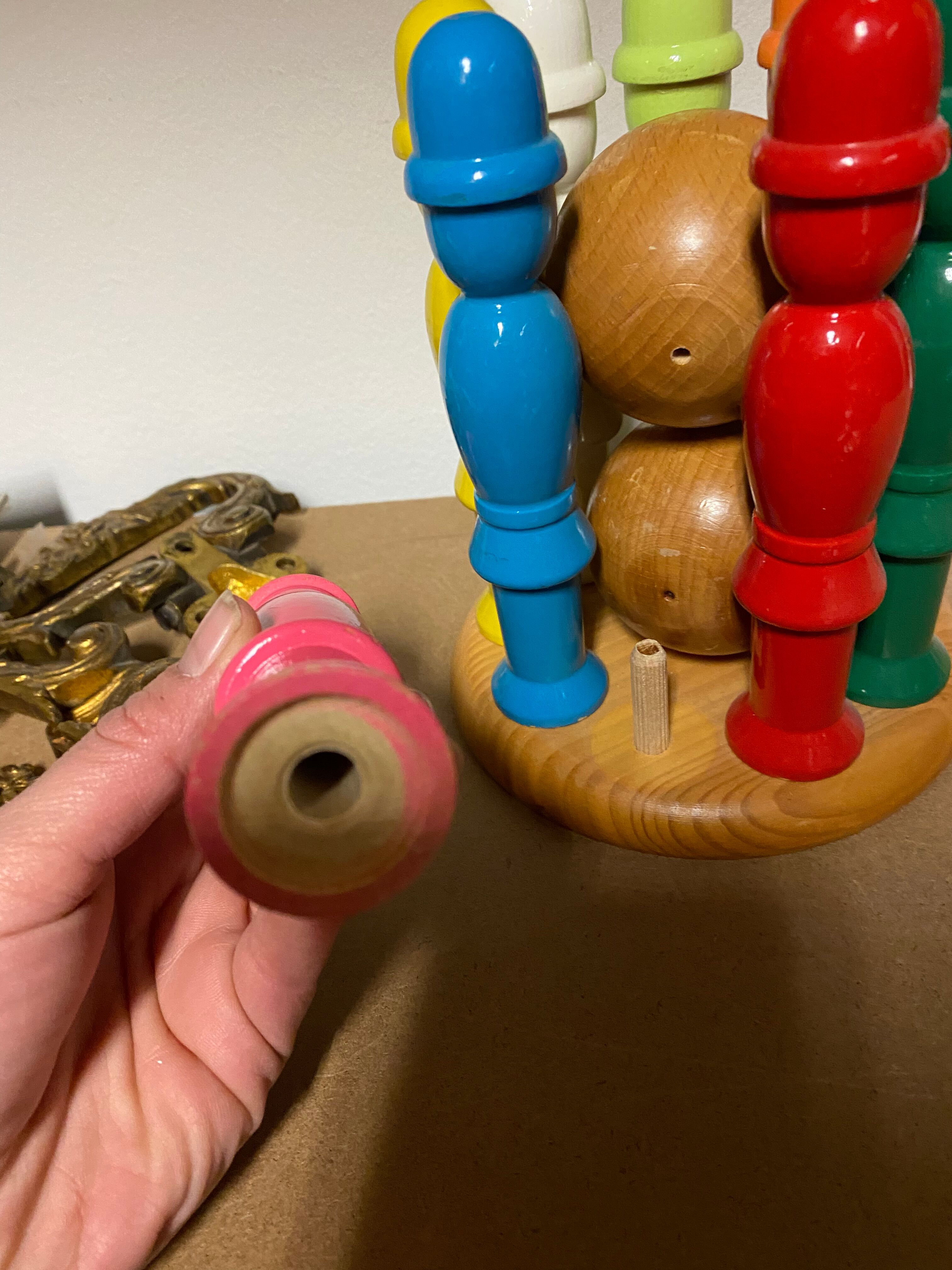 Old vintage bowling games for children