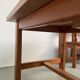 Dining table and 4 chairs, mountain furniture from the 1960s.