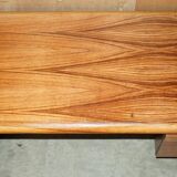 Left corner desk in Brazilian wood Mid Century Modern style