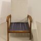 Scandinavian armchair 1960 rounded armrests