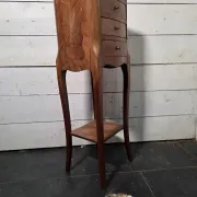 Louis XV style bedside table in marquetry