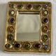 Ceramic mirror by manon thomas (vallauris) vintage 1960