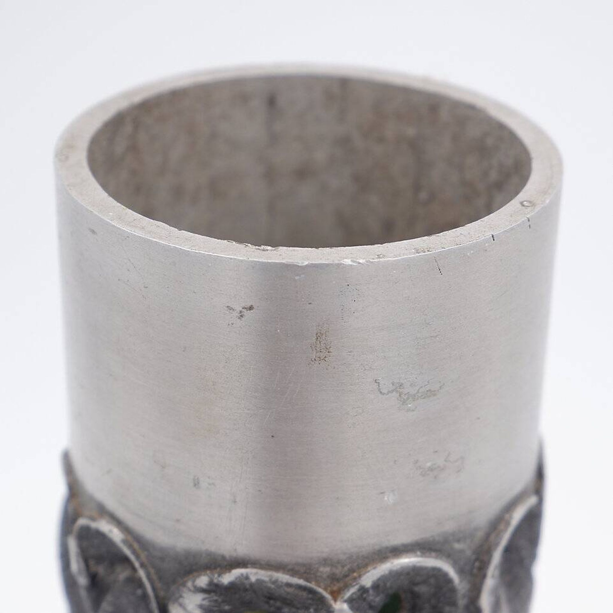 Dried flowers Aluminum Vase - Willy Luyckx for Aluclair 1970s