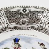 Ancienne assiette Gien proverbe