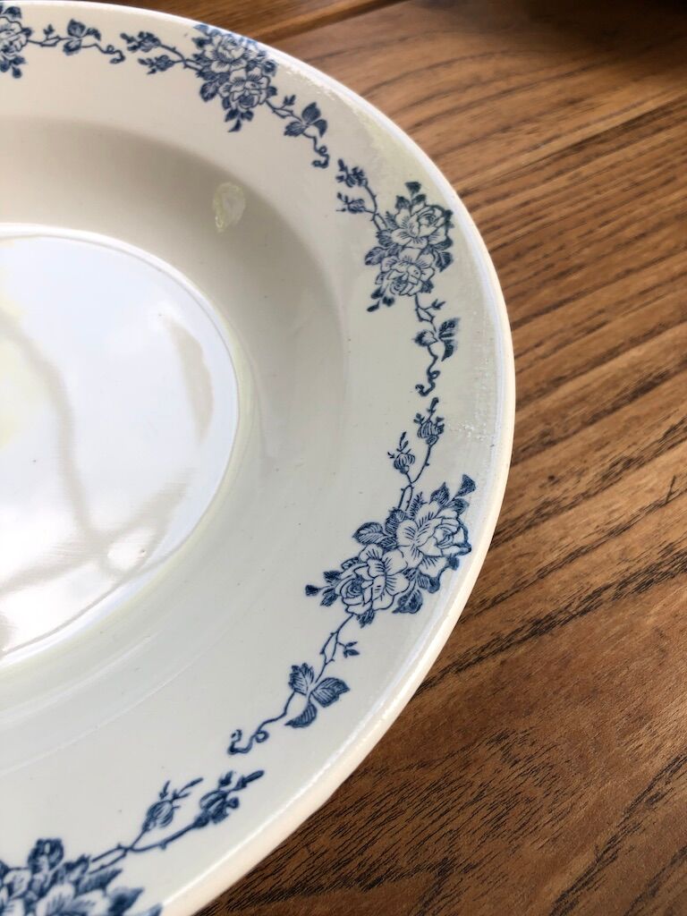 Set de 5 assiettes faïencerie des Chères