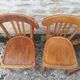Mismatched bistro chairs