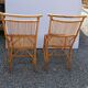 Pair of rattan chairs