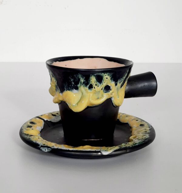 Service à café fat lava, années 60