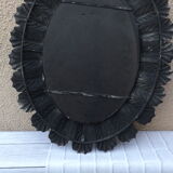 Mirror wrought iron old oval 92 cm x 72 cm