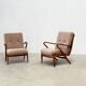 Set of two French lounge chairs