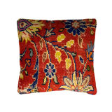 Housse de coussin de tapis turc vintage 45 x 45 cm
