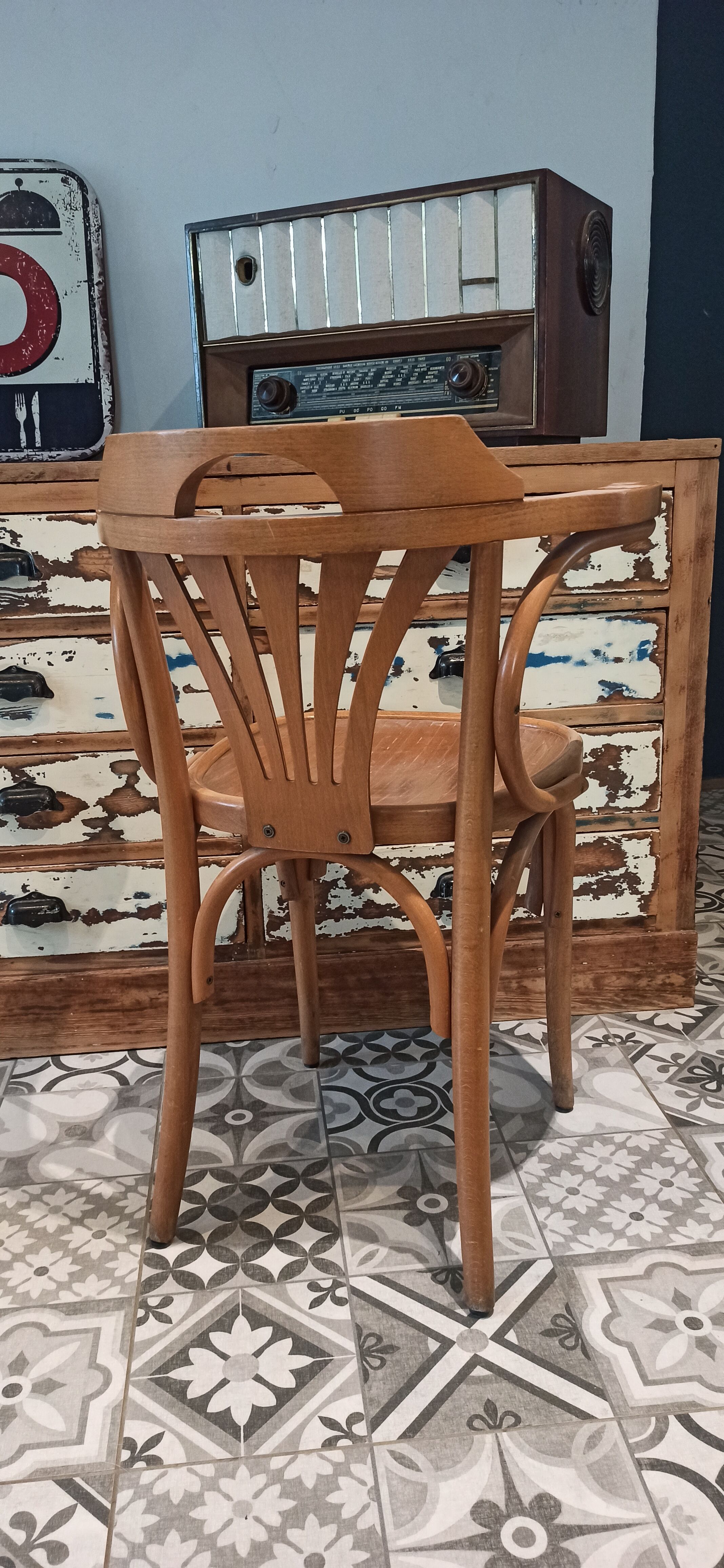 Lot 2 bistro armchairs