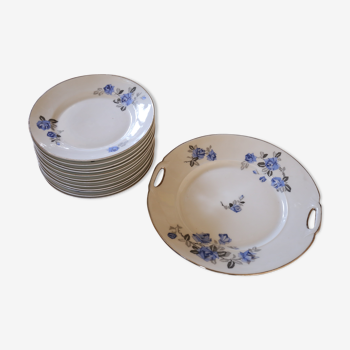 Porcelain dessert service