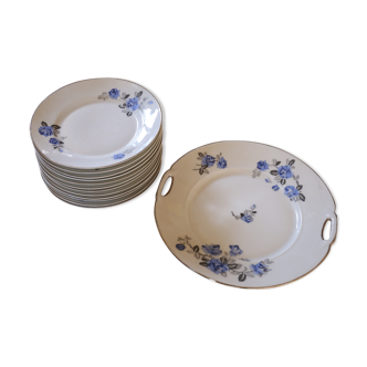 Porcelain dessert service
