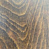 Signed turned wooden tripod stool