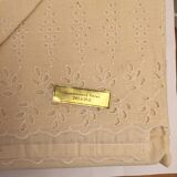 Embroidered cotton sheet