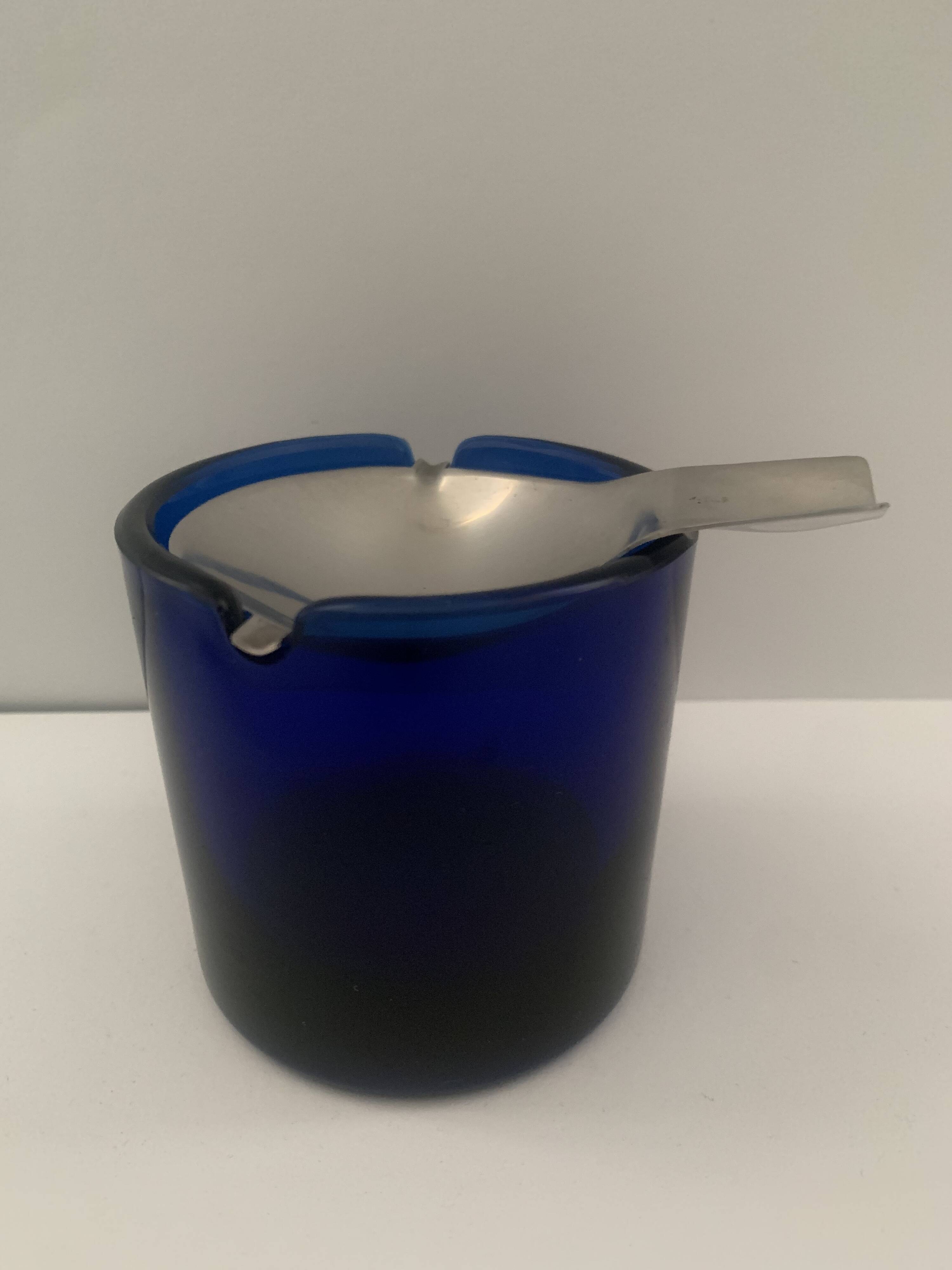Wilhelm Wagenfeld Kippascher Kipp-Aschenbecher Ascher Ash Tray 504 WMF Glas