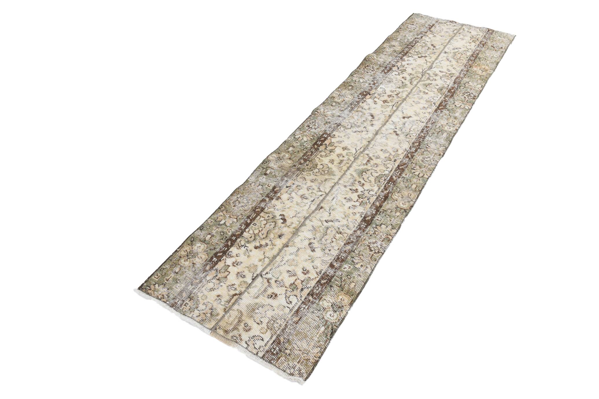2x8 Shabby Chic Rug For Kitchen Vintage Runner Rug, 64x241Cm