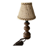 Lampe de chevet en bois