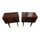 2 tables de chevet vintage