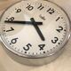 Brillie industrial clock 30 cm works vintage