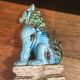 Foo Japan dog in blue ceramic