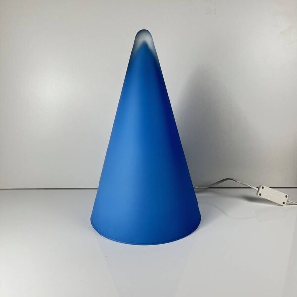 Lampe de table Teepee bleu XXL SCE Habitat, 1980-90