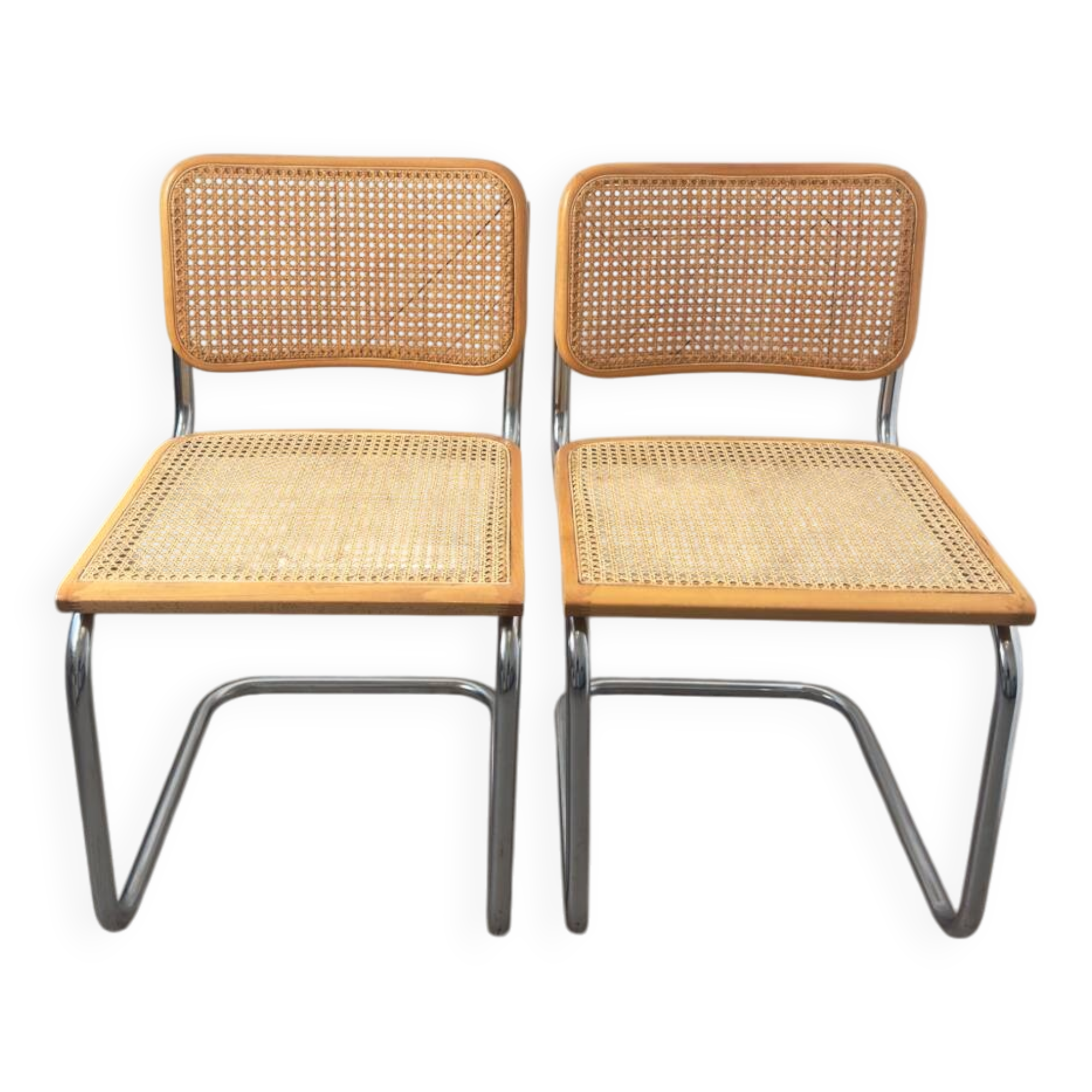 Paire de chaises Marcel  Breuer Made in Italy - b32 - Cesca