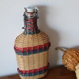 Heavy water wicker bottle