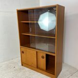 Vitrine scandinave en teck, années 1960