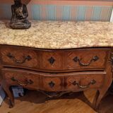 Marble chest of drawers