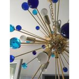 Lustre italien en verre de Murano