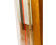 Glass and wood desk lamp by William Olivier