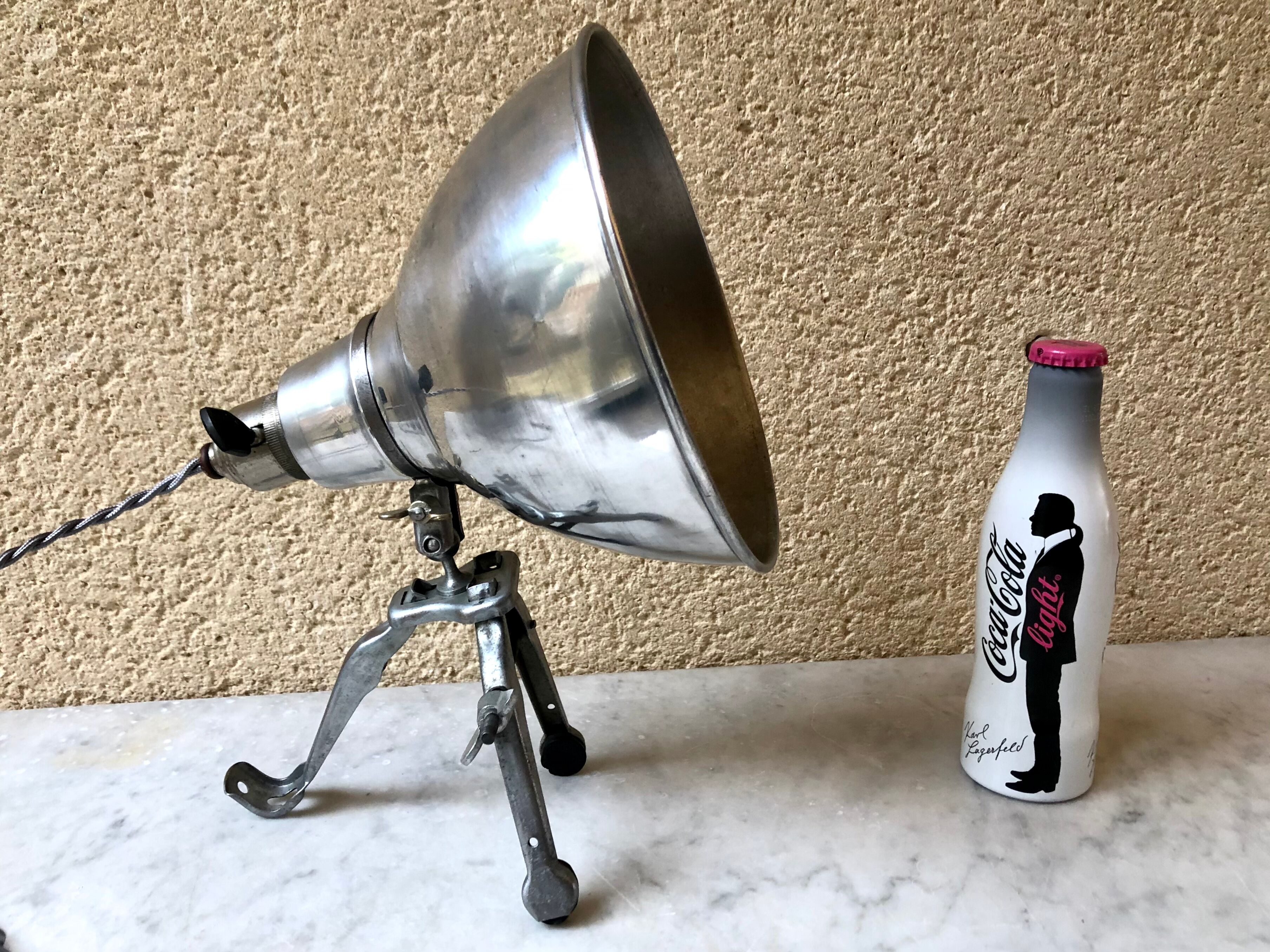 A.E.Cremer vintage 1960s cinema spot projector lamp