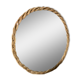 Wicker mirror from the 60s