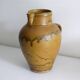 Handled stoneware vase by Michel Pastore
