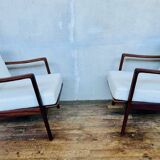 Pair of Arne Wahl Iversen armchairs, 1960s