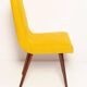 Mustard wool chair from the mid-century, Rajmund Halas, Europe, 1960s.