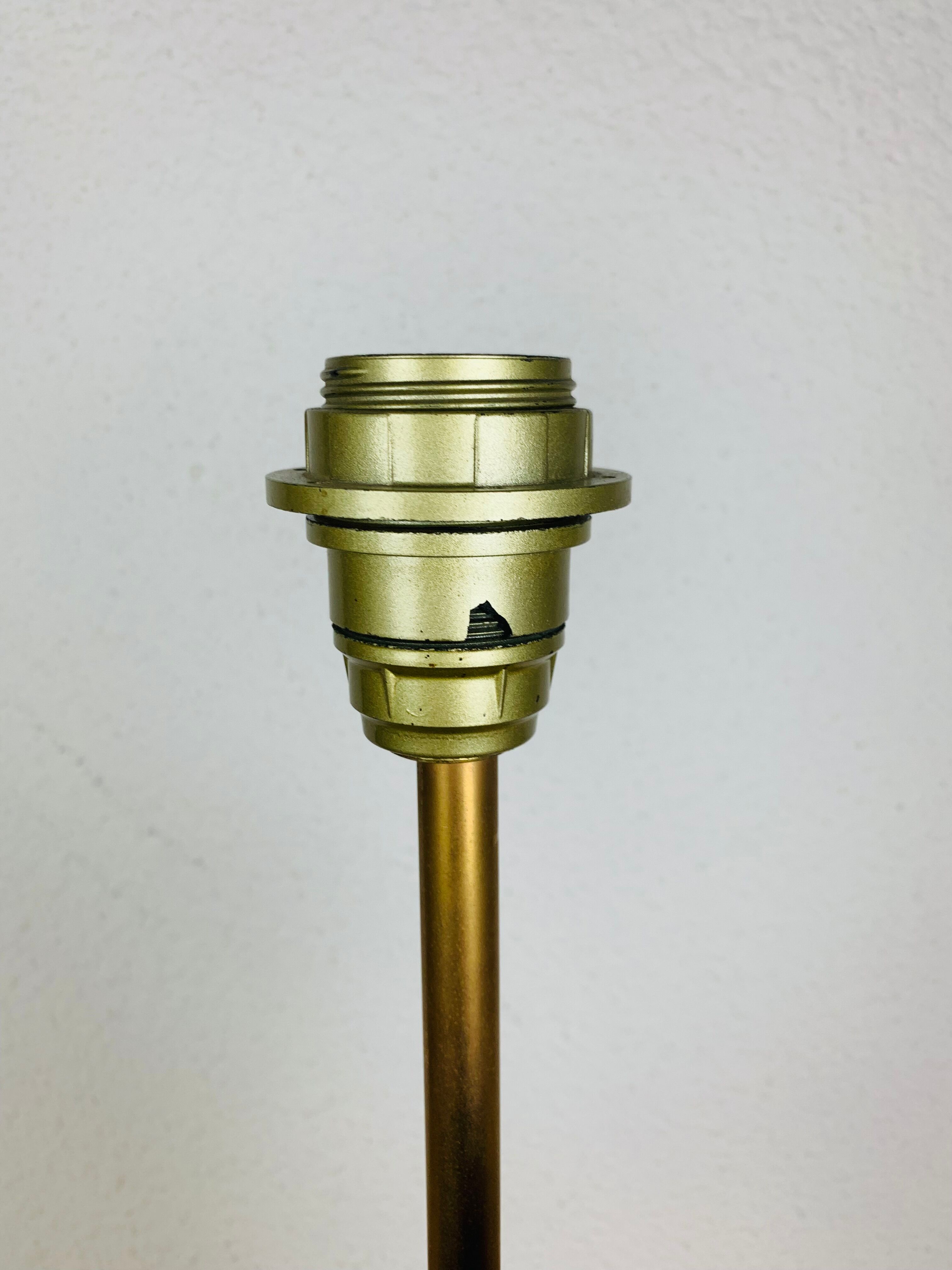 Black and gold ceramic horse lamp foot