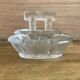 Salt and pepper shakers in glass