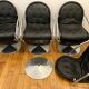 Set of 4 Verner Panton chairs, System 1-2-3 for Fritz Hansen.