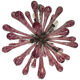 Lustre en verre de Murano